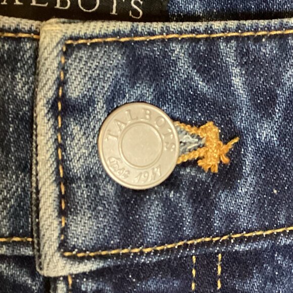 Talbots Women's High Waist Relaxed Blue Denim Jeans Size 6 - Picture 4 of 11